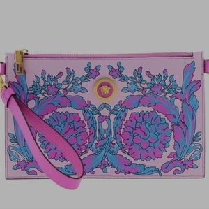 NWT Versace Technicolor Barocco Shoulder Handbag